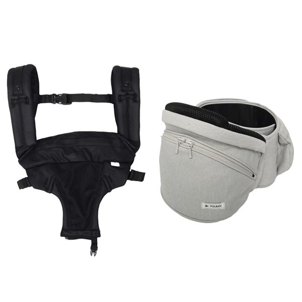 ポルバン POLBAN ダブルショルダーセット アドバンス アイスグレー