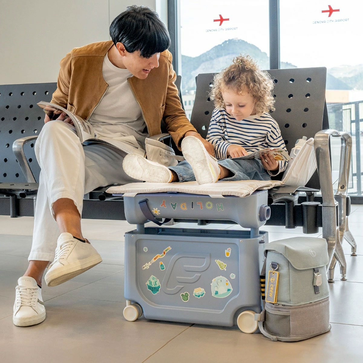 STOKKE ストッケ ジェットキッズ トラベルバンドル / アークティックブルー