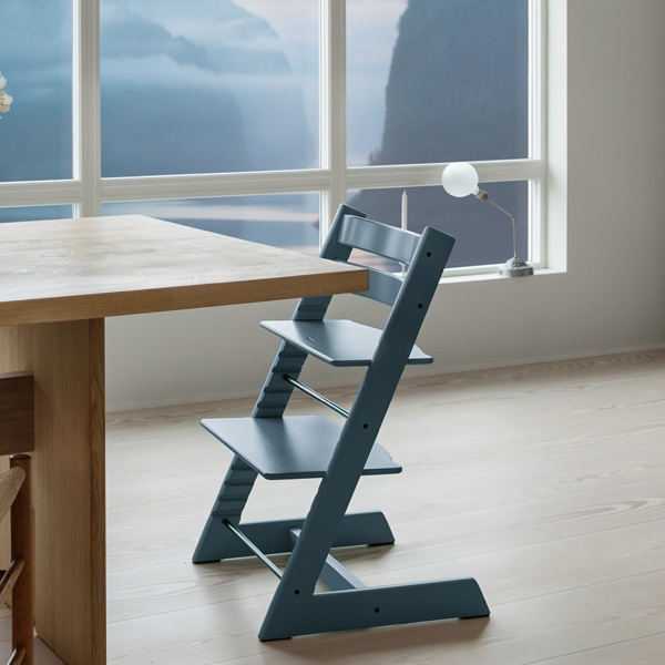 ストッケ(STOKKE)｜トリップトラップ｜フィヨルドブルー｜ブリベビ通販