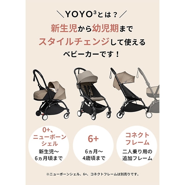STOKKE YOYO3 0+ベビーカー（0+ニューボーンパック エールフランス