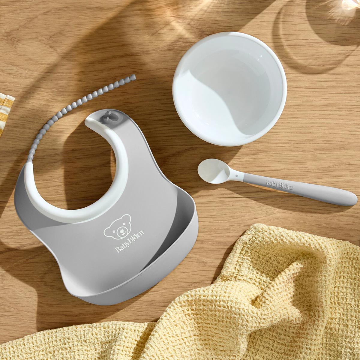 BabyBjorn ベビービョルン ベビーフィーディングセット / グレー