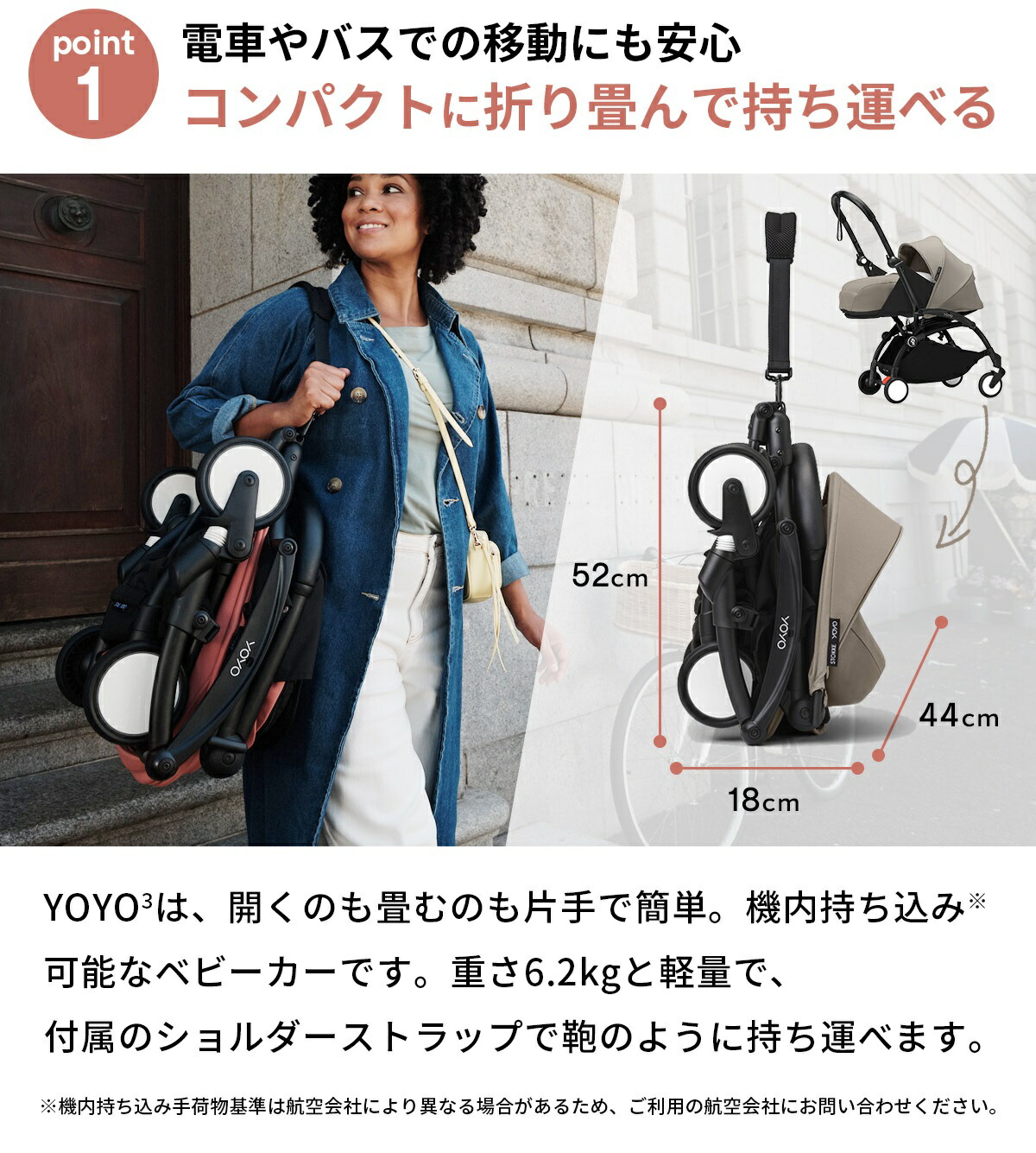 STOKKE YOYO3 6+ベビーカー（6+カラーパック）ホワイトフレーム