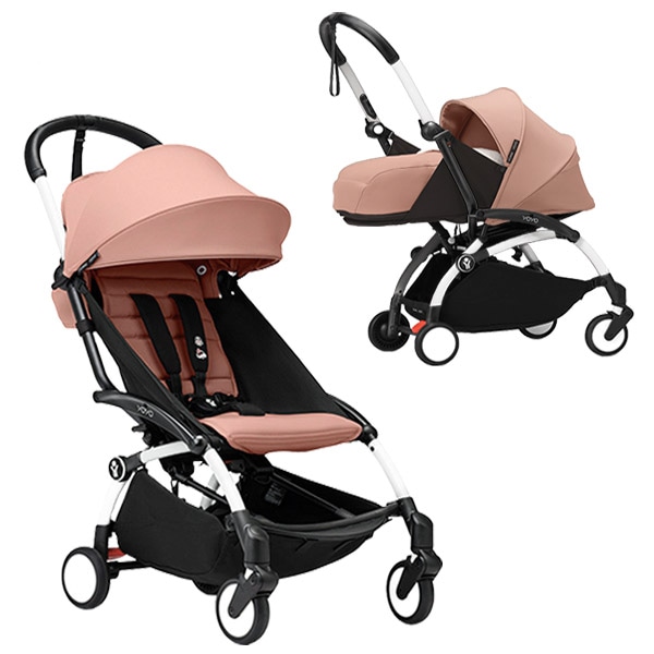 STOKKE YOYO3 0+6+ベビーカー ホワイトフレーム ｜ ブリベビ