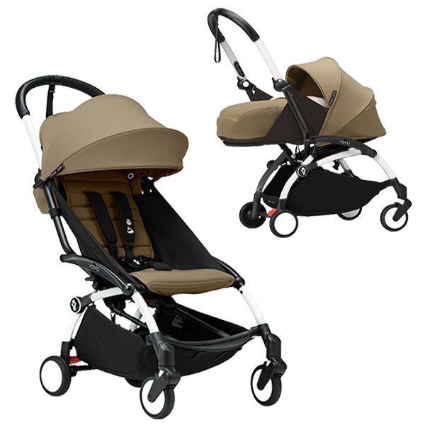 STOKKE YOYO3 0+6+ベビーカー ホワイトフレーム ｜ ブリベビ