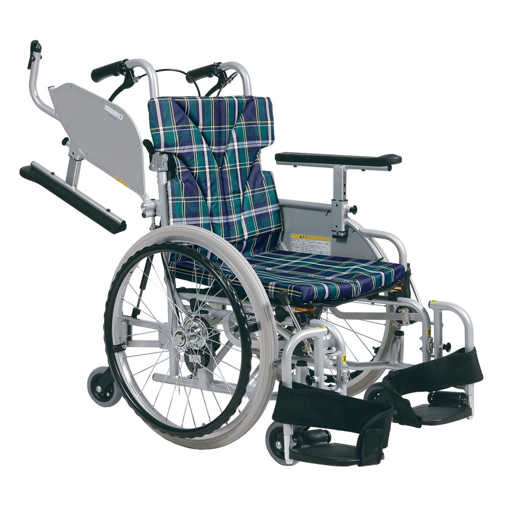 低床型自走用六輪車いす 低床こまわりくん20 ノーパンクタイヤ・背張り