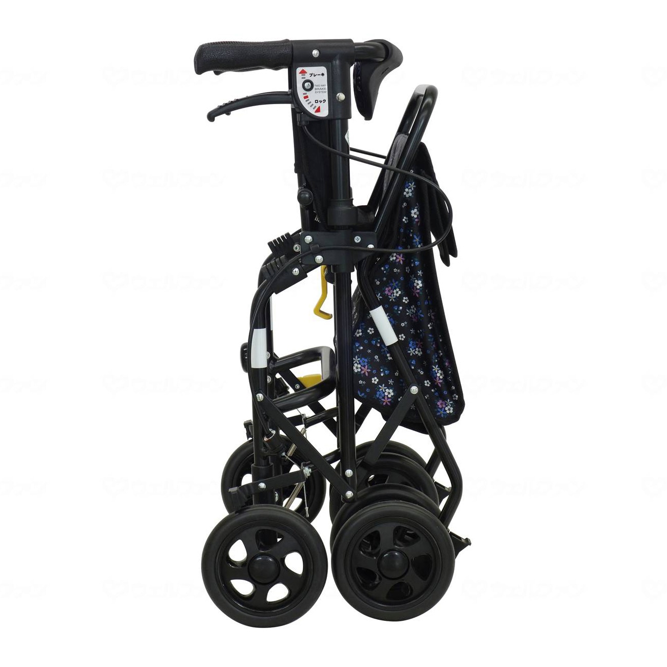 フォルテ 二筋格子ブルー ｜ シルバーカー・歩行器 ｜ 介護用品・福祉