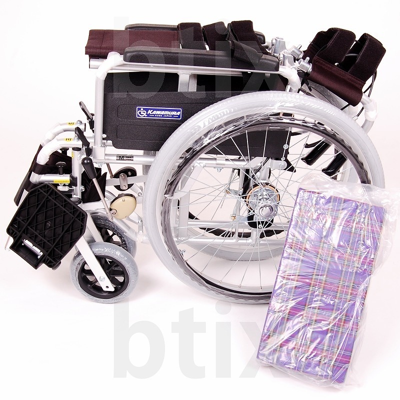 自走用車椅子KA822－40B－M（後輪22インチ）介助ブレーキ付