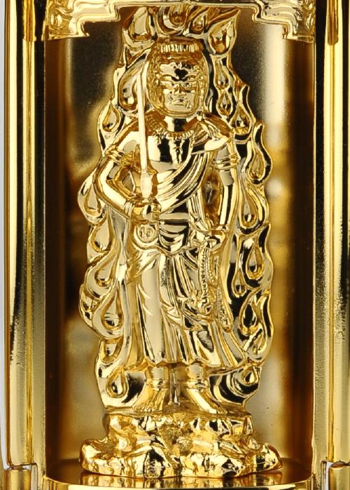 不動明王 銅製21センチ厨子付 不動明王 銅製21センチ厨子付 厨子付き