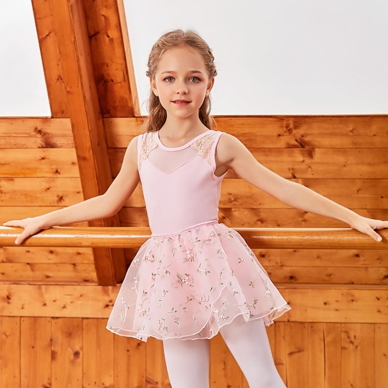 スカート付レオタード キッズ ジュニア 3色展開 SIK1965 | すべての