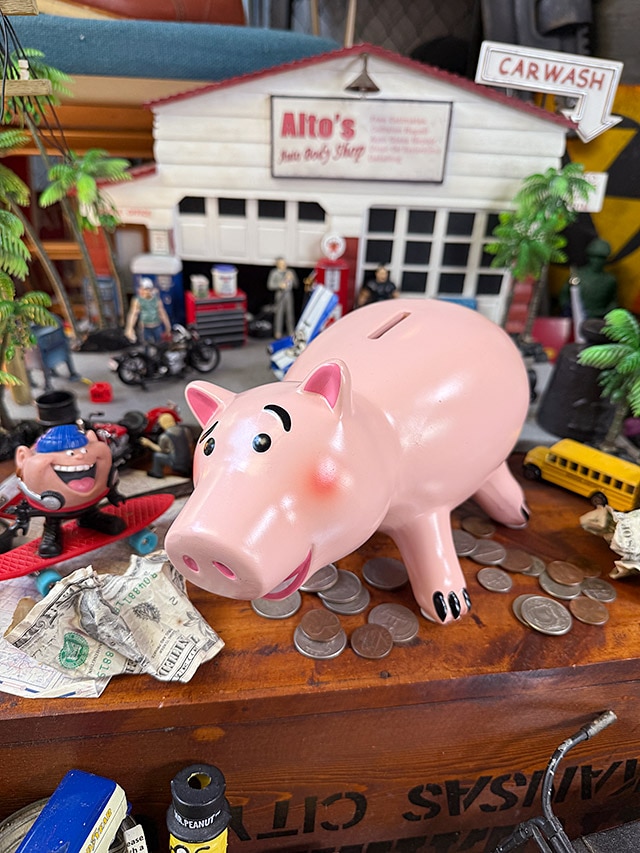 トイストーリー ハム セラミック コインバンク 22cm 貯金箱の通販