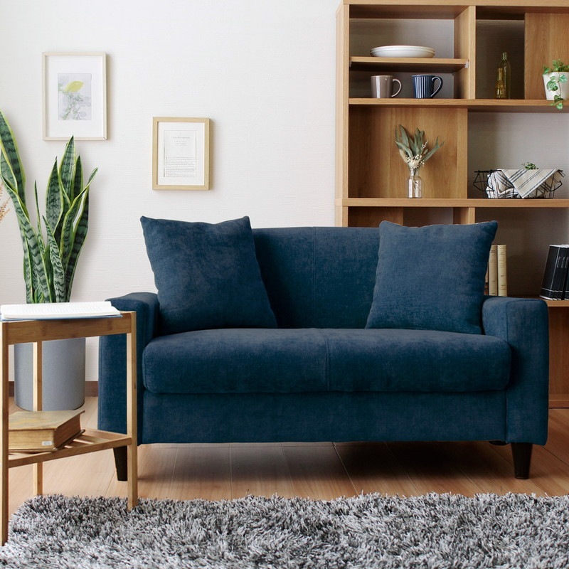 2人掛け】ソファー 2P コンパクト/デイジーファブリック【DAISY-fabric