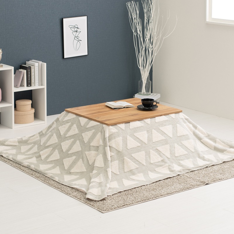 こたつテーブル コンパクト 【Cartes】カルテス 長方形 75×60cm