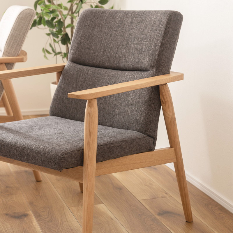 1人掛け】北欧風 天然木 ダイニングチェア / リズ｜ベッド・マットレス