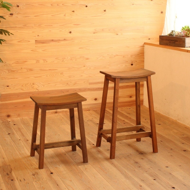S】温かみのある天然木 【Jardin】ジャルダンスツール｜ベッド