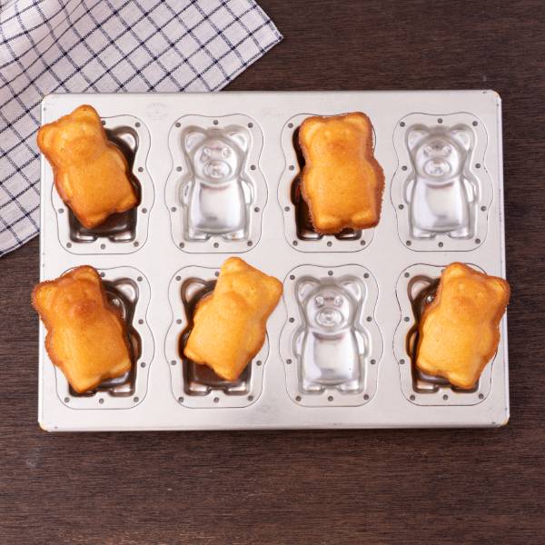 シルバー天板 熊五郎 8P シリコン付 1個入 松永製作所 KMP026-1 | 型