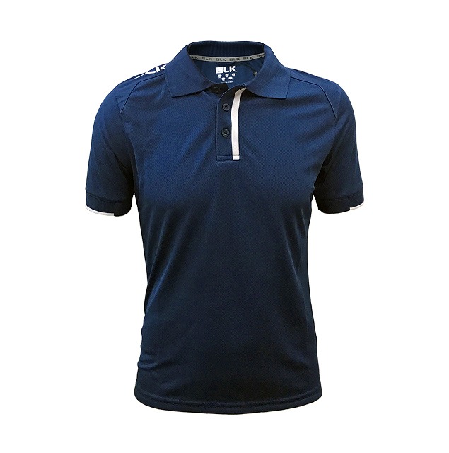 BLK Tek 7 ポロシャツ ネイビー ラグビー トレーニング BKPO360NVY