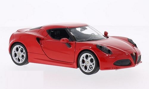 1/24 Alfa Romeo 4C アルファロメオ 2104 RED 赤 レッド | ミニカー,車