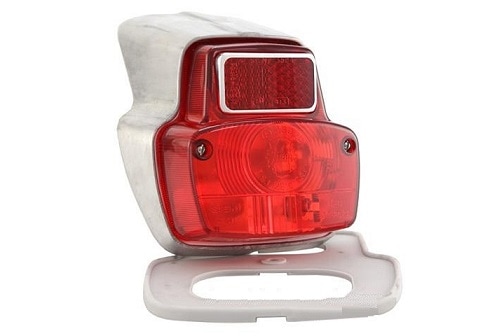 Vespa ベスパ ダルマテール テール ライト リア ASSY 金属製