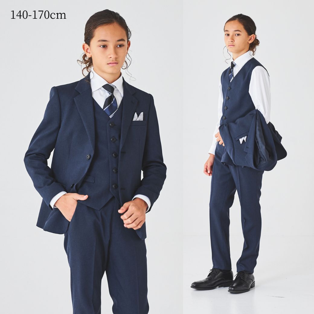 バーズアイ3ピーススーツ 140 150 160 170cm (8401-5601) CHOPIN