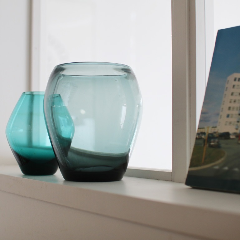 VINTAGE｜Wilhelm Wagenfeld Glass vase 15cm 50's Germany WMF製 通販