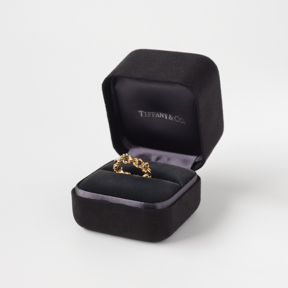 1995】TIFFANY&Co. 18k Gold Twist Ring | VINTAGE | MATILDE