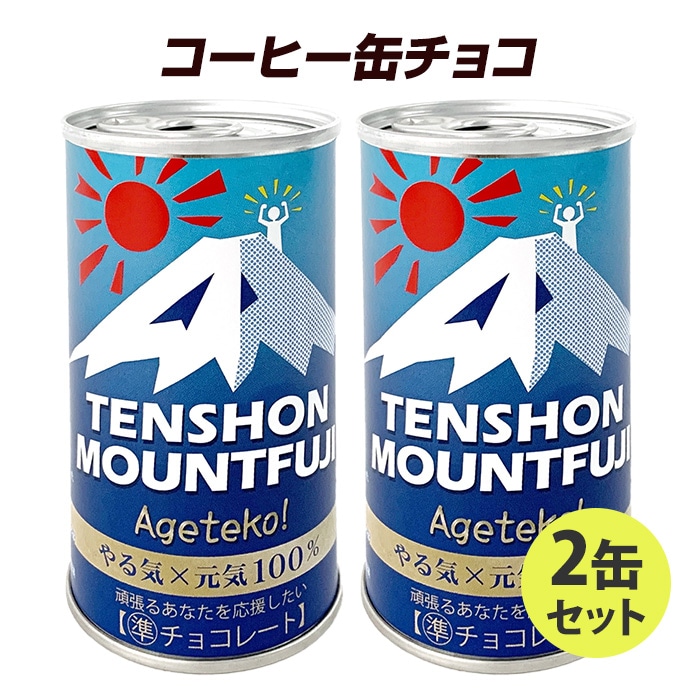 完売】【2缶セット】コーヒ缶チョコ ☆TENSHON MOUNTFUJI