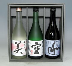 蓬莱泉 空・美・和 4合瓶セット ギフトボックス入り【空は愛知の地酒