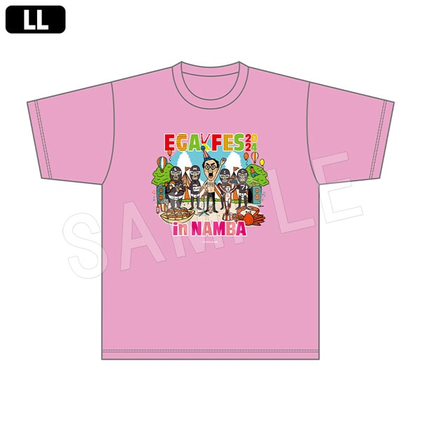 エガちゃんねる Tシャツ(LL) EGAFES2024かんしゃ祭り NAMBA | あ行
