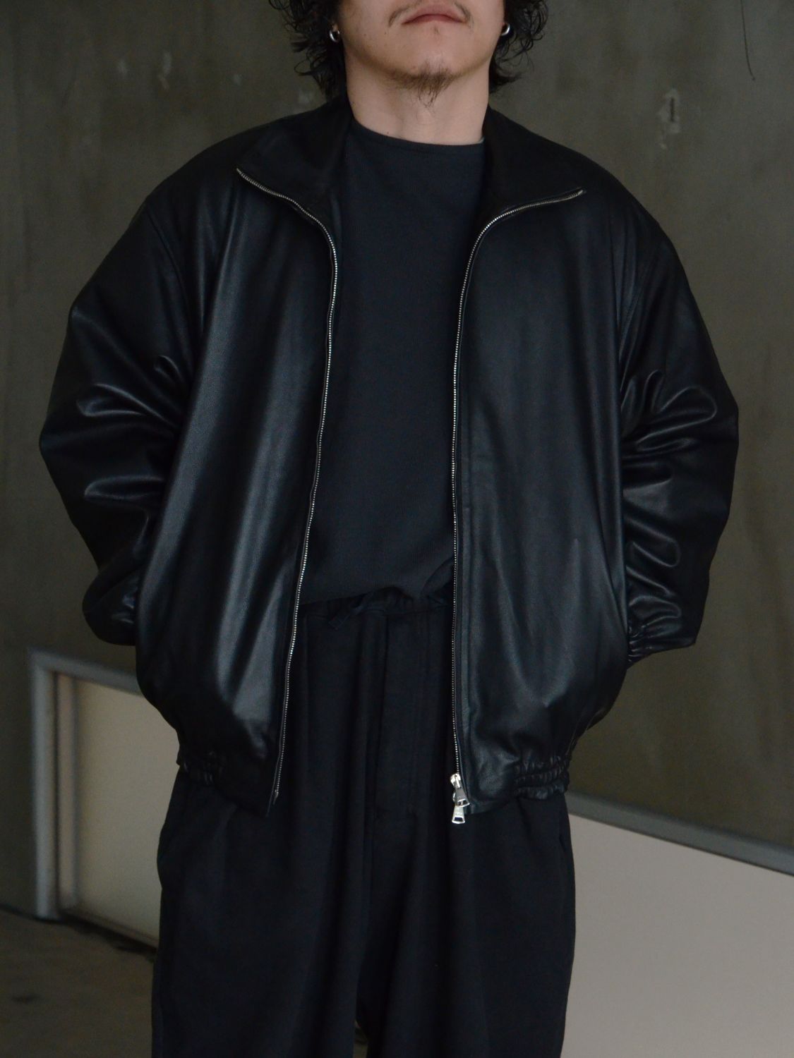 YOKE/ヨーク】 Carf Leather Truck Jakcet (BLACK) YK26SS01157Bの通販