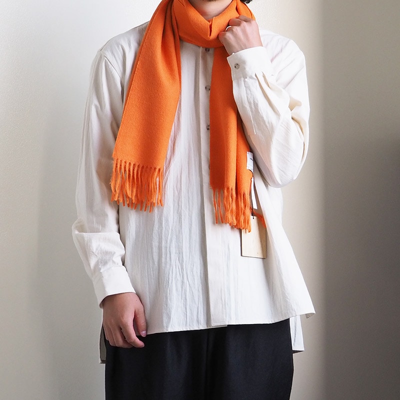 THE INOUE BROTHERS Brushed Scarf ザイノウエブラザーズ ブラッシュド