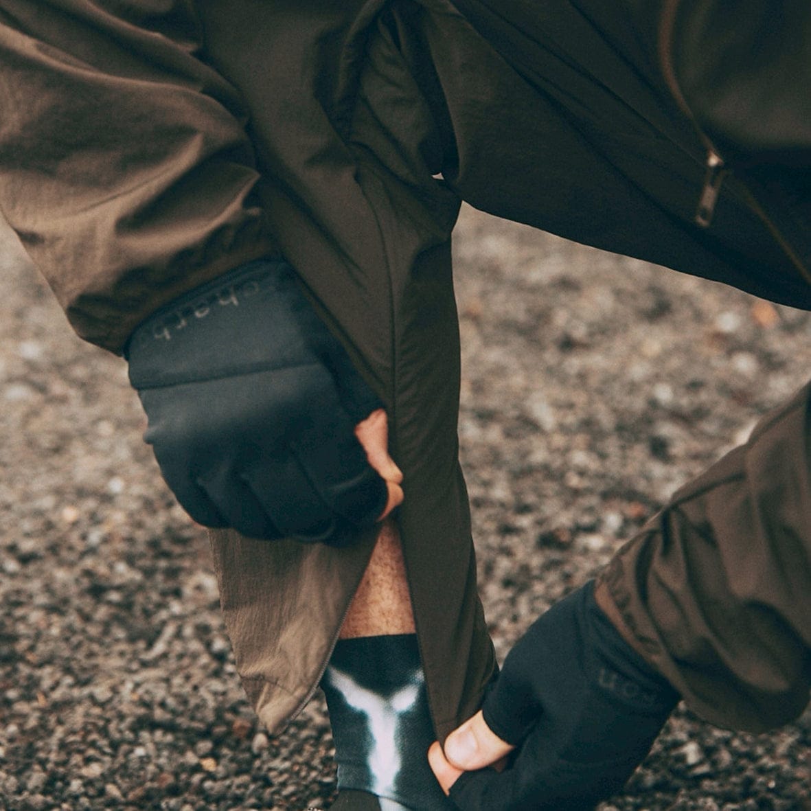 charbon / LIMONTA NYLON CARGO LONG PANTS BROWN