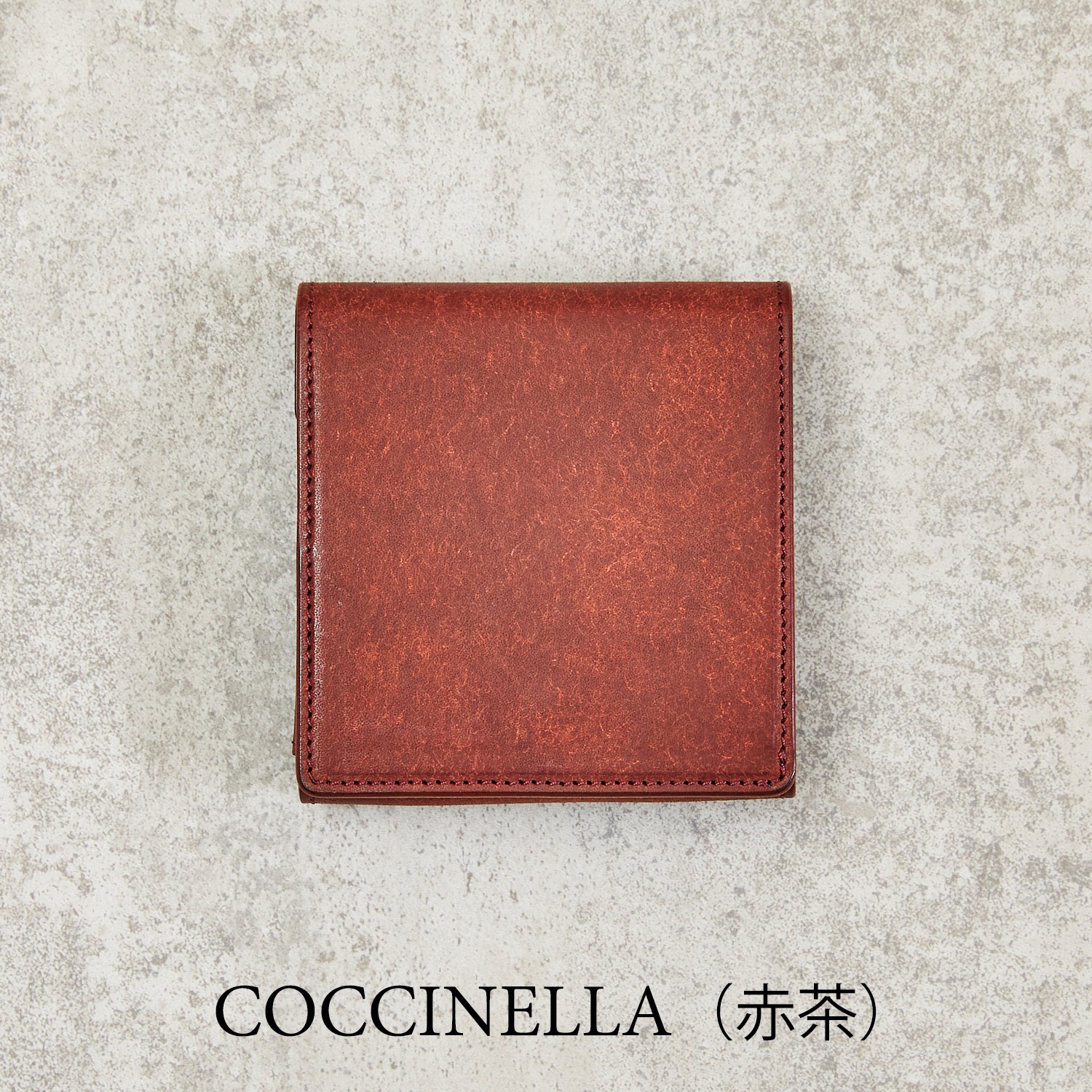 小さい二つ折り財布 プエブロレザー com-ono SLIM-005pb 薄型で扱い