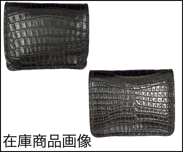 選べるノベルティ付】 ワイルドスワンズ クロコダイル カーサ ミニ財布