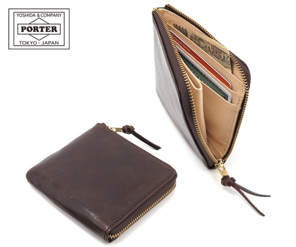 ポーター ソーク ウォレット 101-06056 （カラー：キャメル