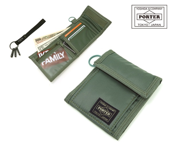 ポーター カプセル ウォレット 555-06441 （カラー：カーキ