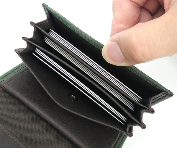 エムピウ m+ ミッレフォッリエ 2P25 クアドレッティ ミニ財布 （カラー