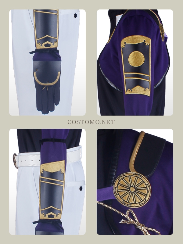 送料無料】※改訂版【2】※ とうらぶ風 白ジャケット×金×黒