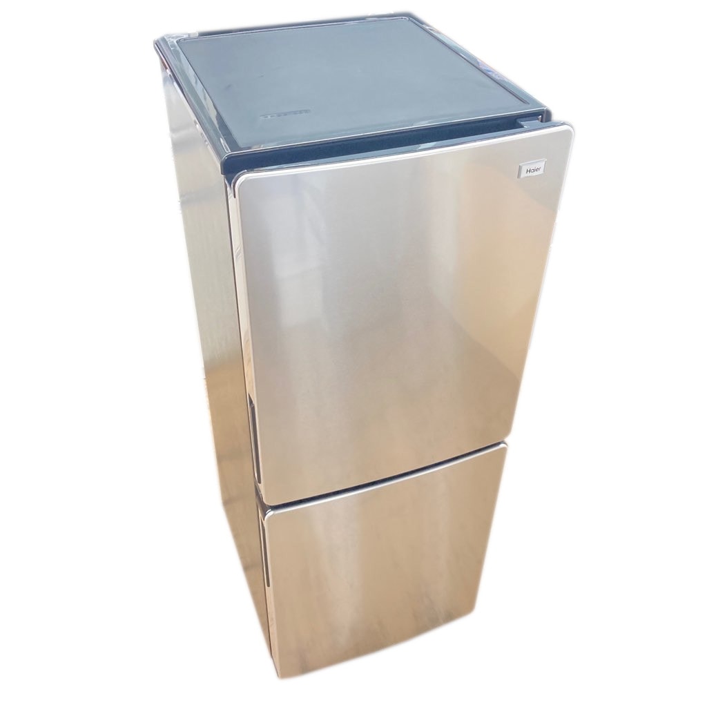 中古 148L 2ドア冷蔵庫 ハイアール JR-XP2NF148F 2021年製 CAFE SERIES