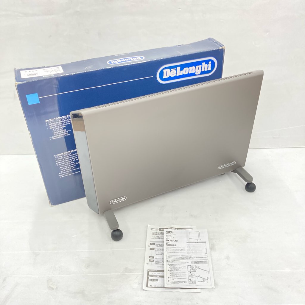 中古美品 デロンギ コンベクターヒーター HXJ60L12 箱説有り 8～10畳