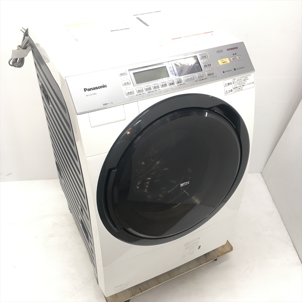 中古 人気 パナソニック 10.0 6.0kg ドラム式洗濯乾燥機 NA-VX730SL