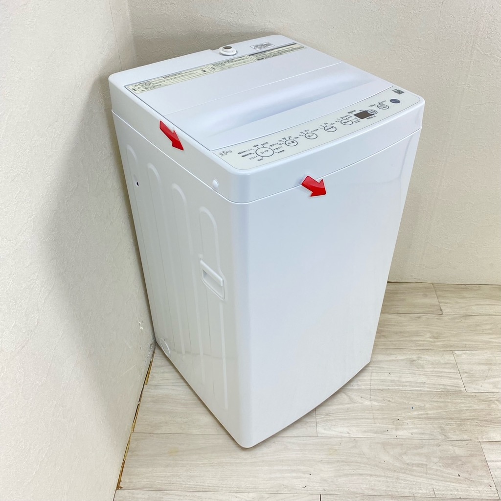 中古 高年式 洗濯機 ハイアール 4.5kg BW-45A-W 2021年製 ホワイト