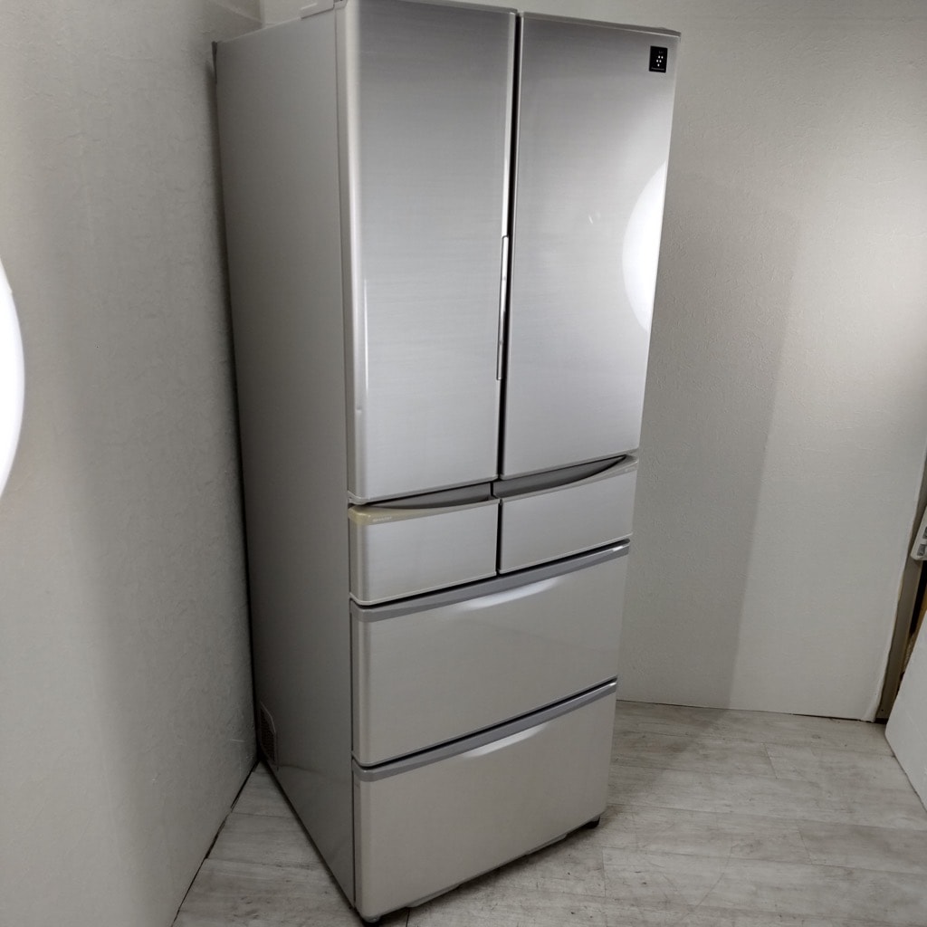 中古 近郊送料格安 440L プラズマクラスター 6ドア冷蔵庫 シャープ SJ