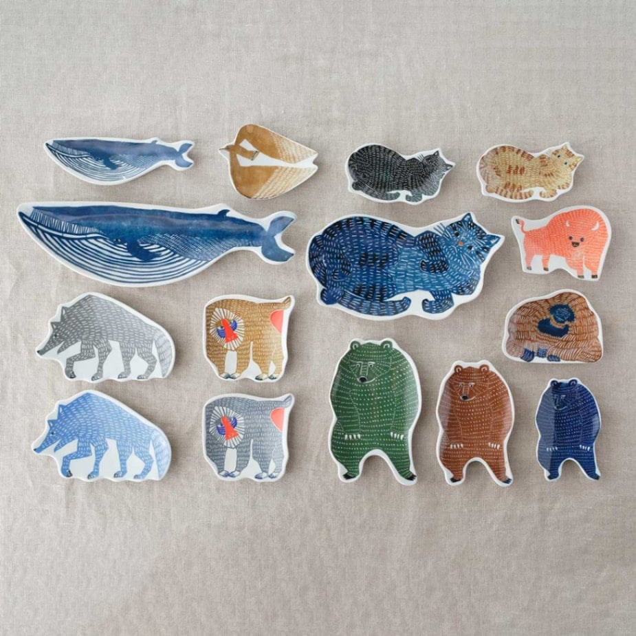 切り抜き印判手皿 （倉敷意匠×kata kata） | 平皿・プレート | cotogoto