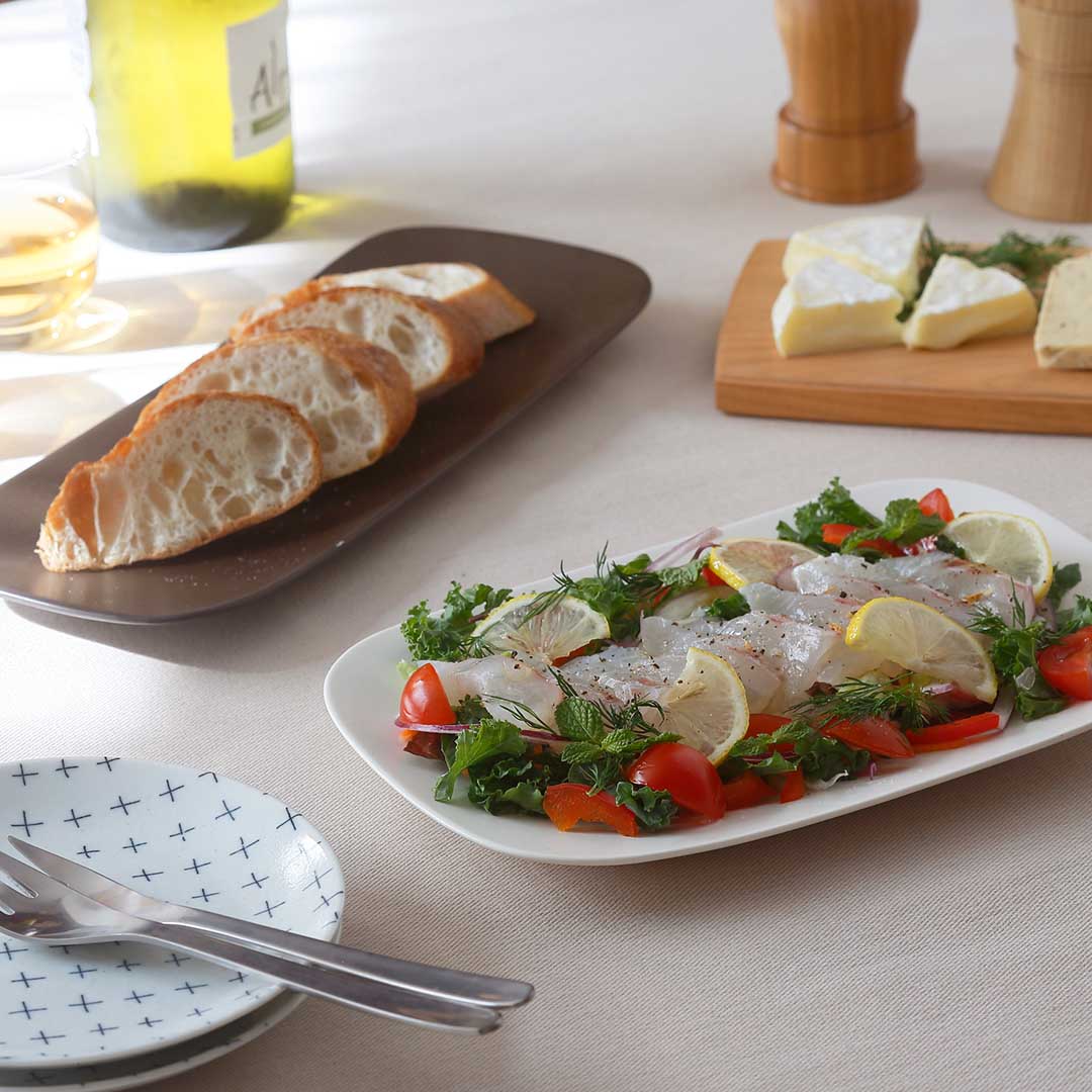 rectangle／長角皿 （ユミコ イイホシ ポーセリン／yumiko iihoshi