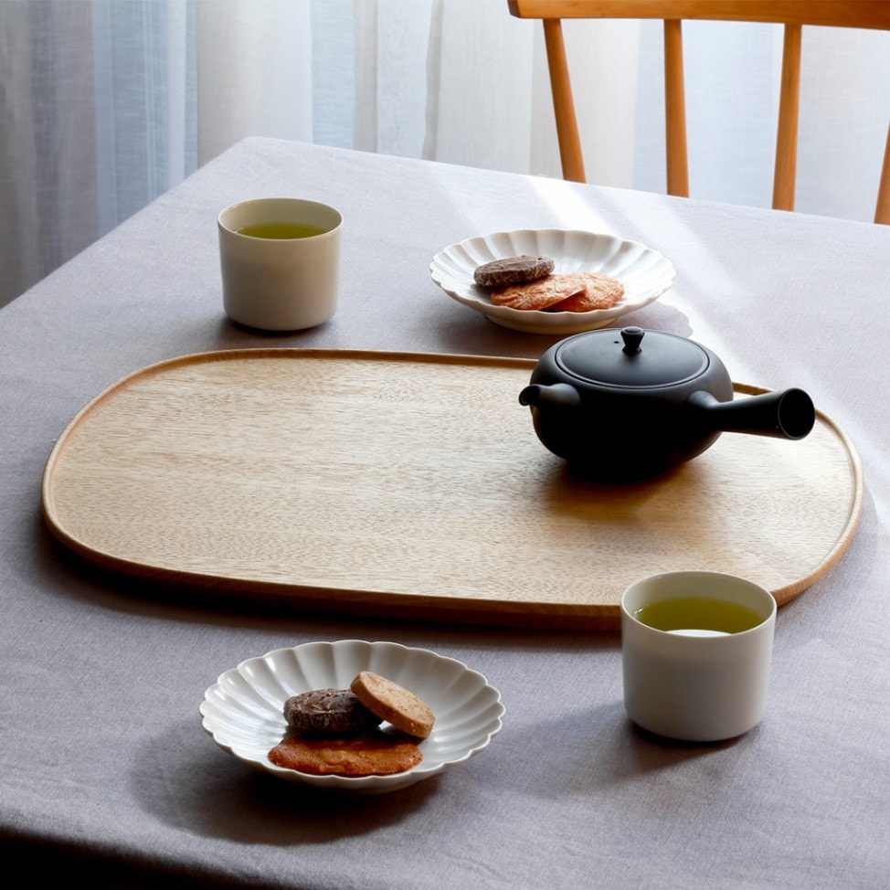 KITO ふくら盆 ソロ （四十沢木材工芸） | お盆・トレー | cotogoto