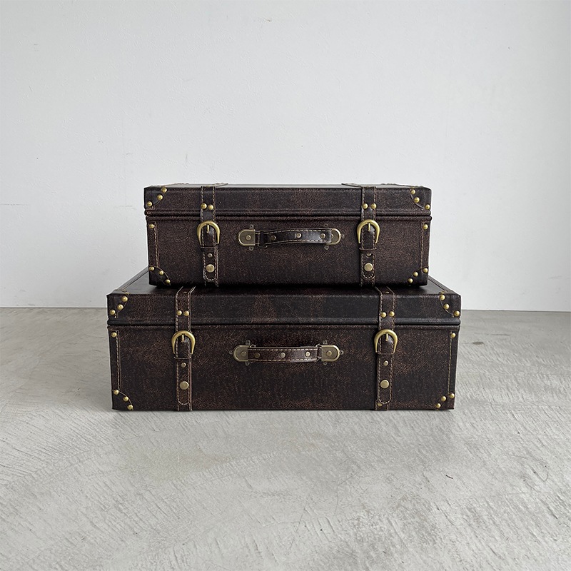 バックルボタン・ラージレザートランクL (S) | トランクボックス・収納