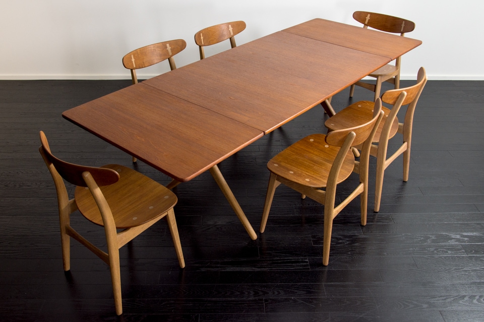 AT309 ダイニングテーブル Hans J Wegner チーク オーク