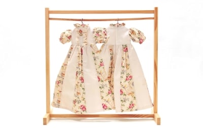 着せ替対応】うさぎちゃん 約68×10cm｜インテリアレース・テーブル