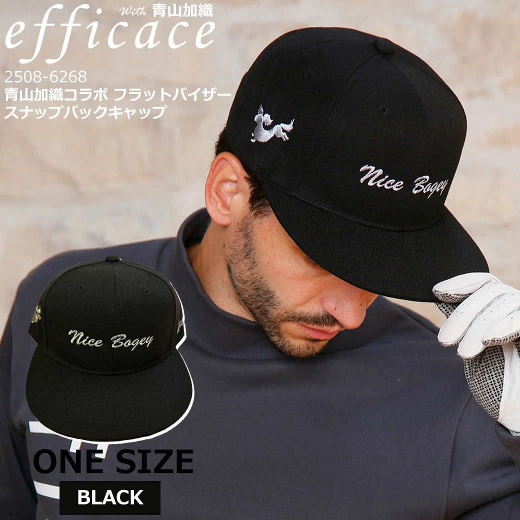 数量限定! ゴルフ 青山加織 コラボ フラットバイザー スナップバック