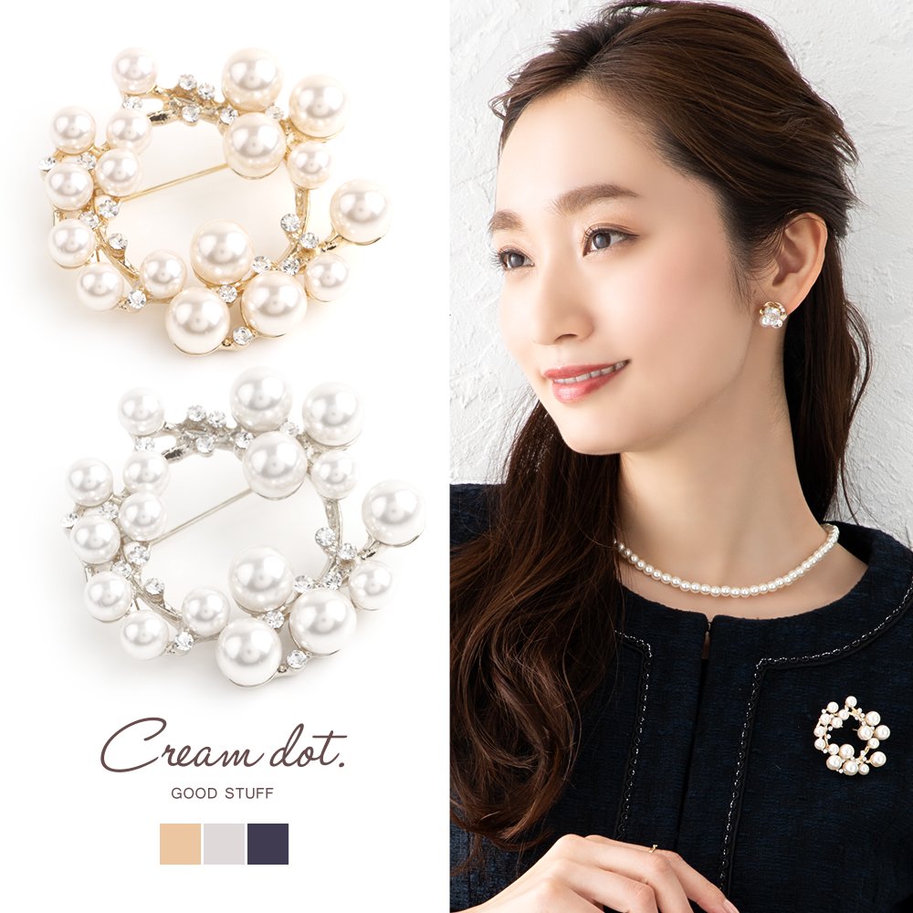 ゆうパケット】ブローチ フォーマル 卒業式 卒園式 入学式 入園式